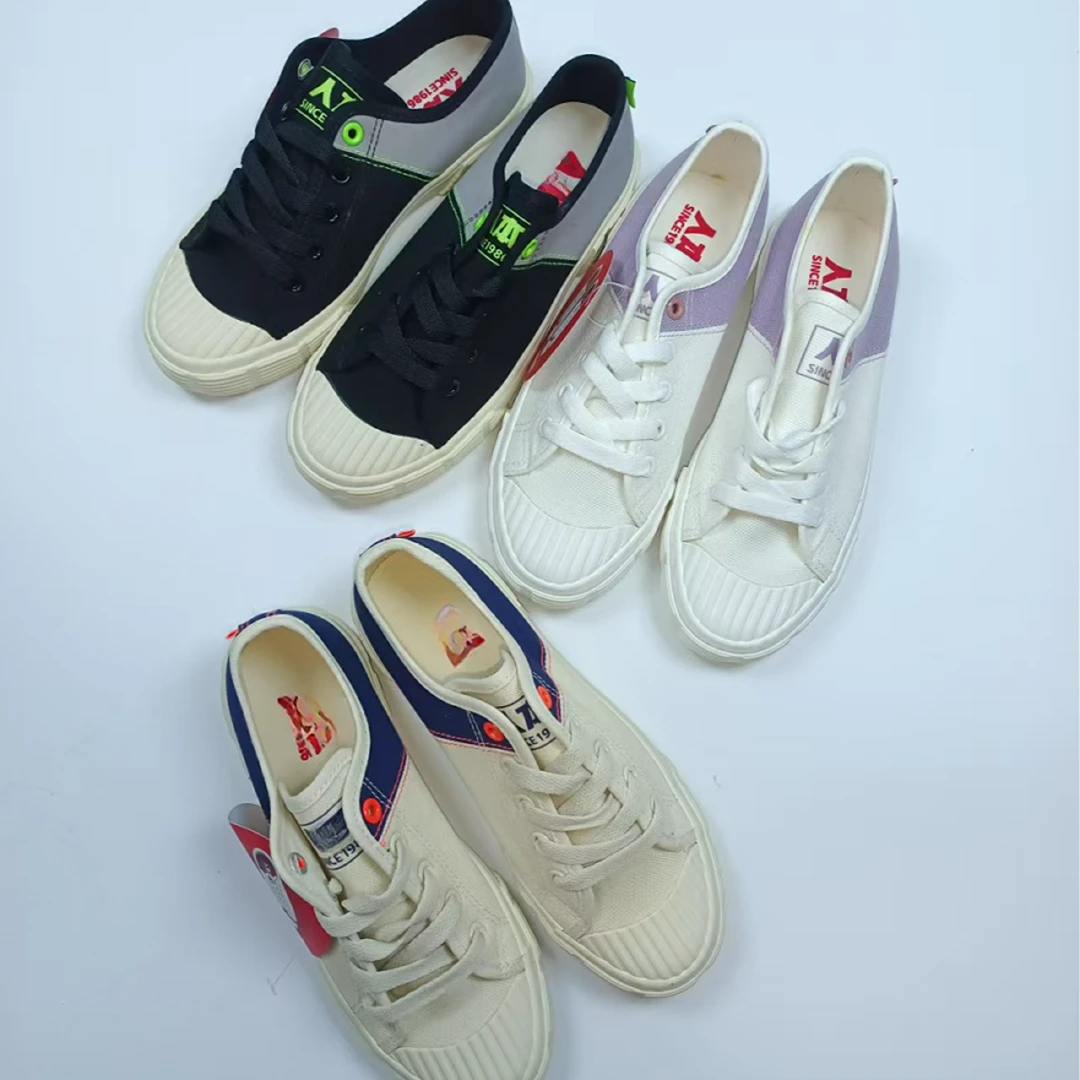 女新款春季韩版休闲鞋百搭平底板鞋饼干帆布鞋21361（2B9-6)