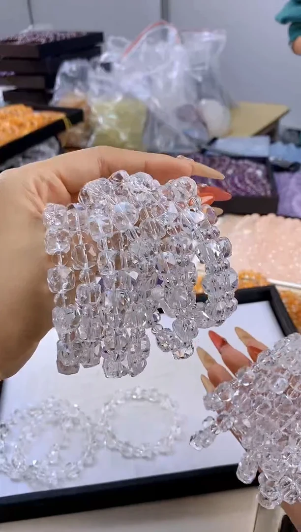 【闪购商品】水晶手串未镶嵌041/多样性发其一/卡10