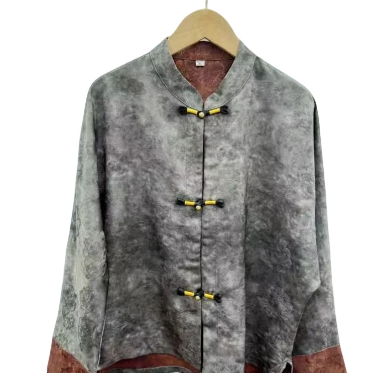 芙蓉牡丹新中式棉服 气质 复古中国风提花百搭时尚外套