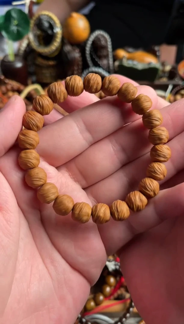 【闪购商品】猴头核桃吊坠王胖子文玩工作室金丝卷