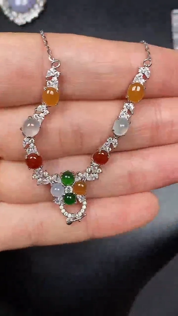 银S925镶嵌戒指翡翠2560