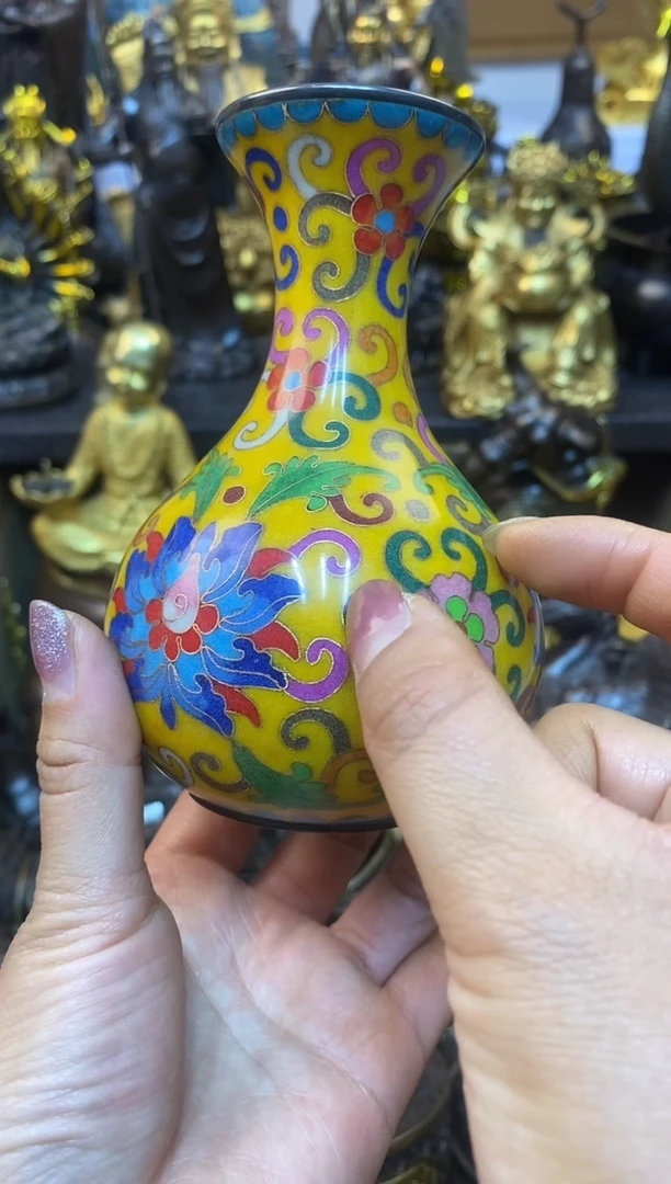 案台摆件  桌面摆件 花瓶一对