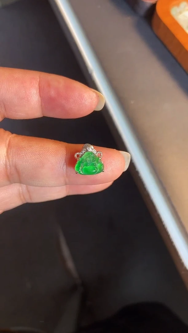 吊坠(不含链)银S925镶嵌翡翠1