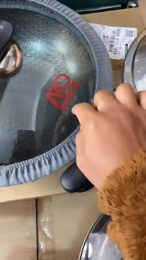 水晶玻璃1澳康达钛不锈钢炒锅