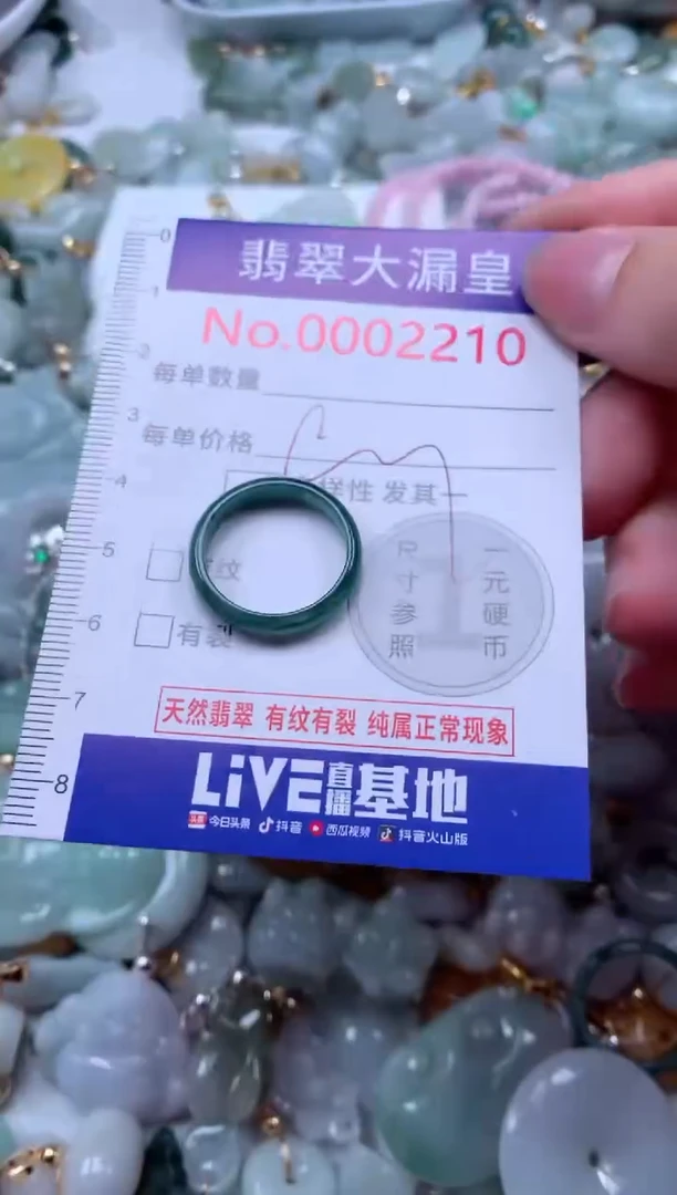 翡翠未镶嵌吊坠(不含链)2210