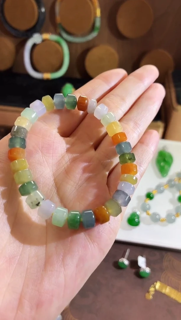 未镶嵌手链翡翠手串