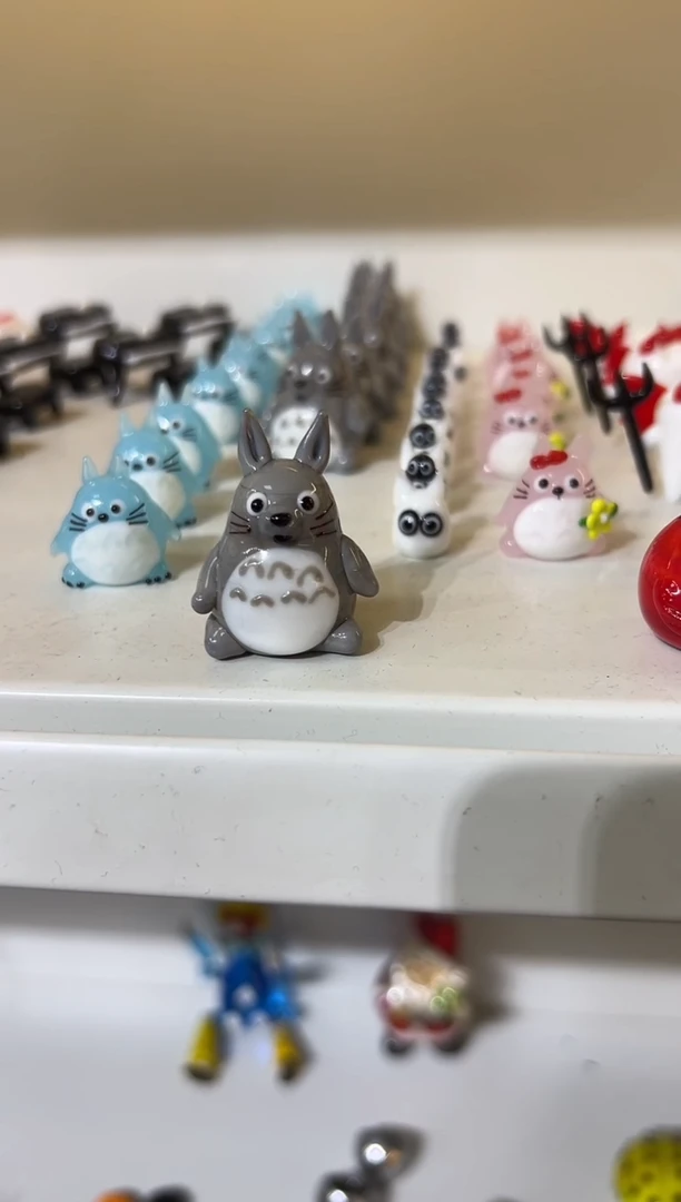 手工艺品琉璃龙猫