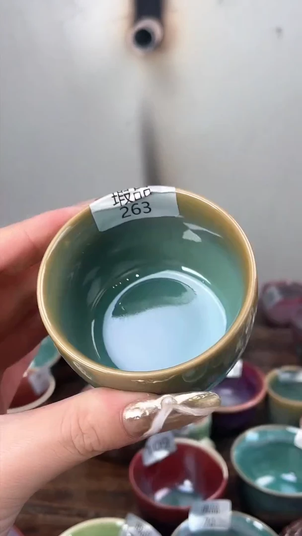 【闪购商品】摆件钧瓷手工茶器窑变