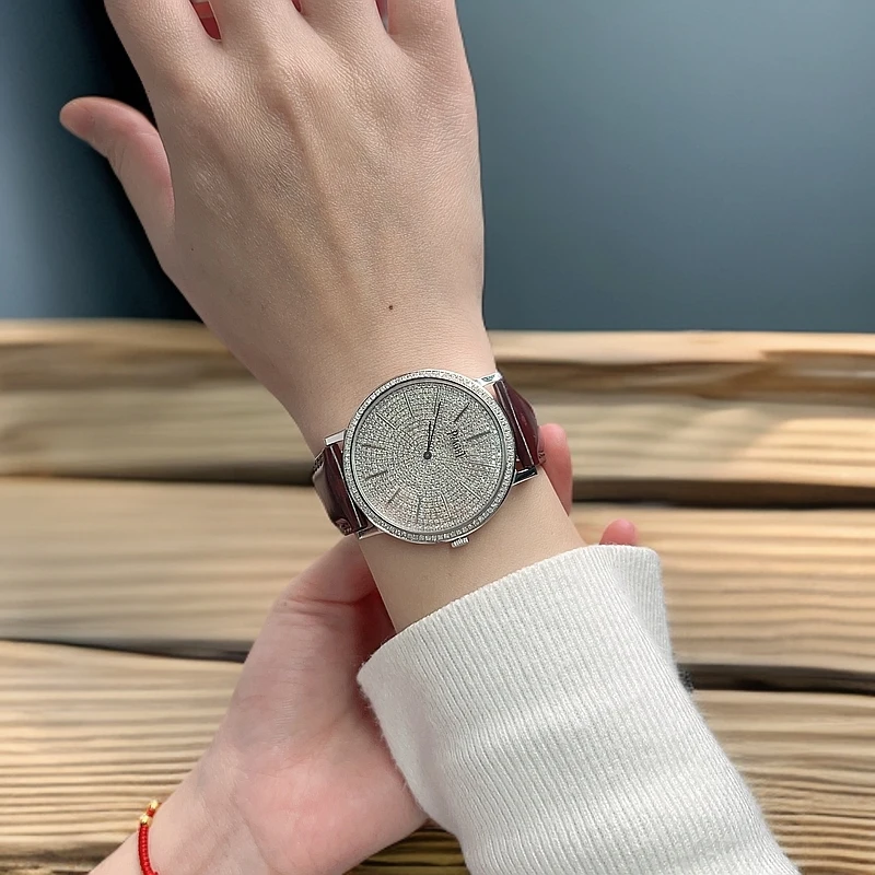 95新 Piaget/伯爵 18k白金G0A29112/后镶满钻/手动机械/38mm大气