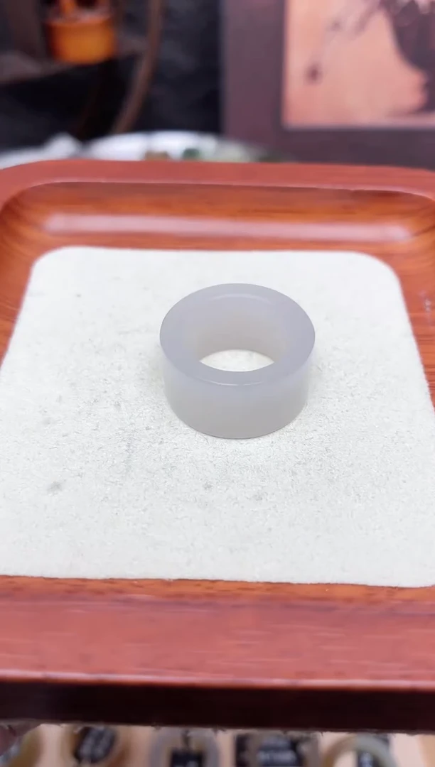 未镶嵌戒圈和田玉汐*姐9号