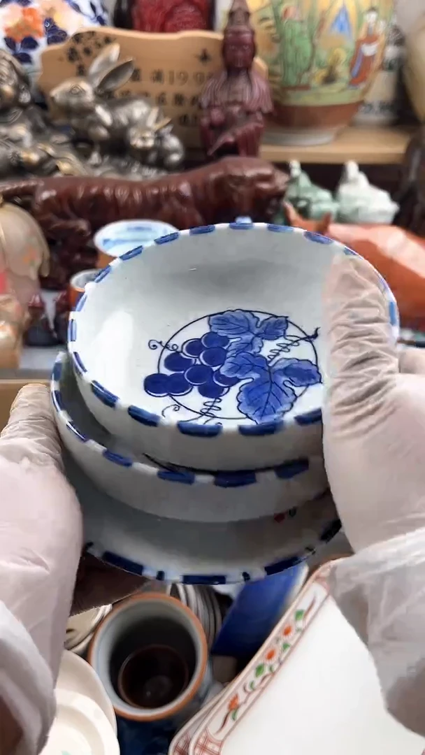 瓷片延****楼英歌瓷器满19.9包邮