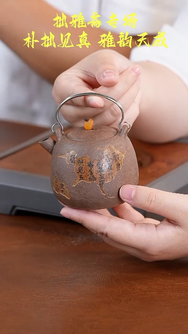 茶壶紫砂拙雅斋段泥石鼓壶150cc
