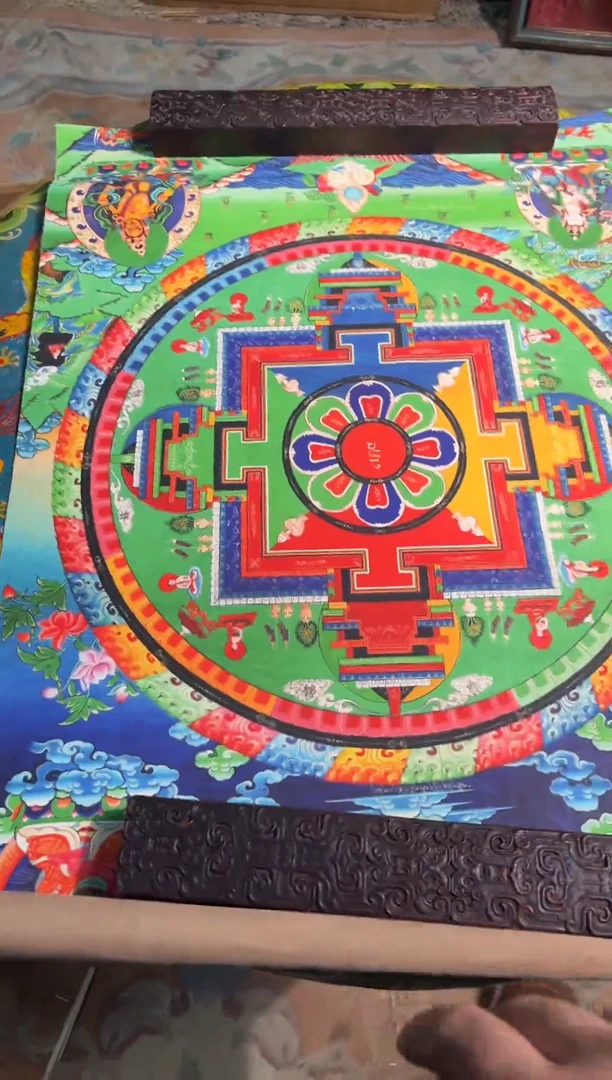 卷轴画东东唐卡tk16