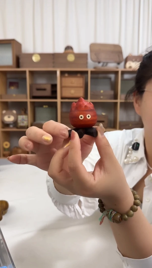 木花梨木火苗小摆件