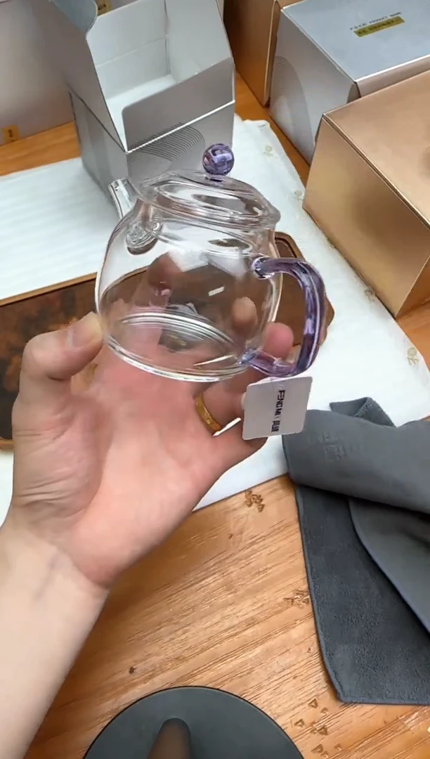 风谜金标小德壶浅紫