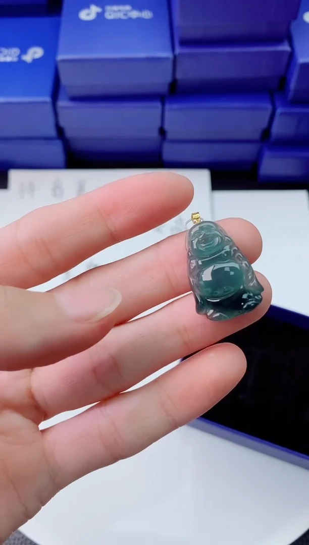 【闪购商品】翡翠18K金镶嵌颈饰