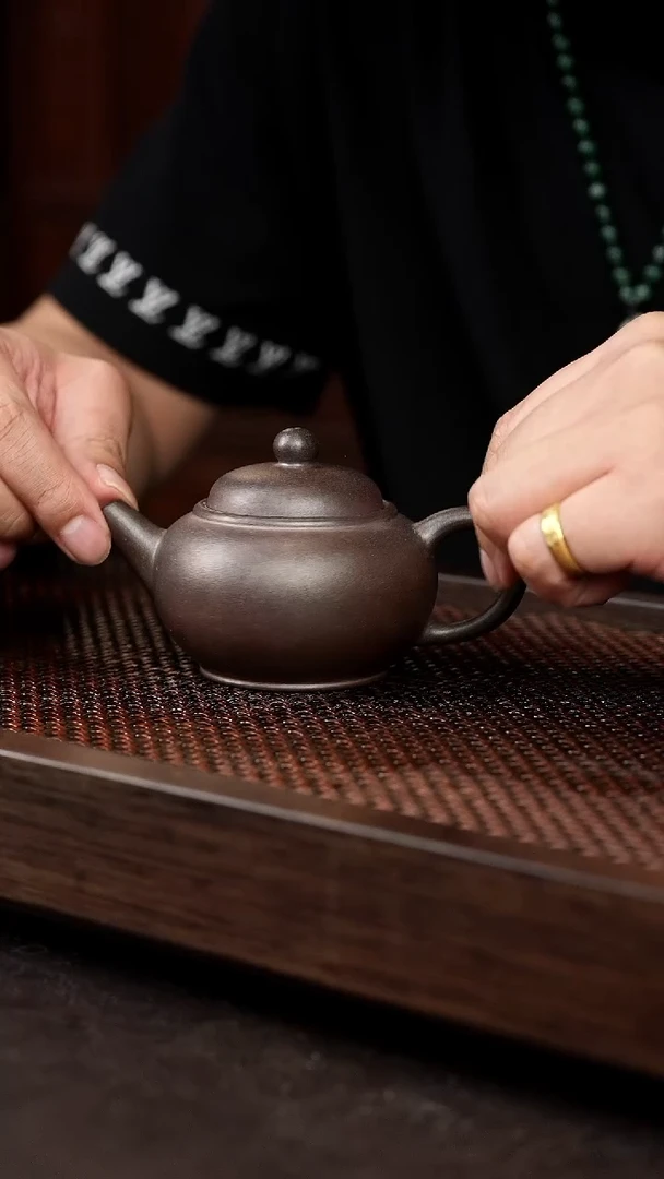 茶壶紫砂岩中泥圆珠{老}