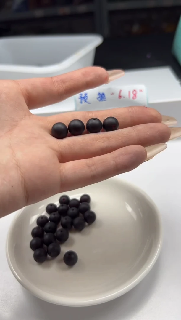 未镶嵌颈饰蜜蜡w2383二代黑红*药珀*10m*20颗