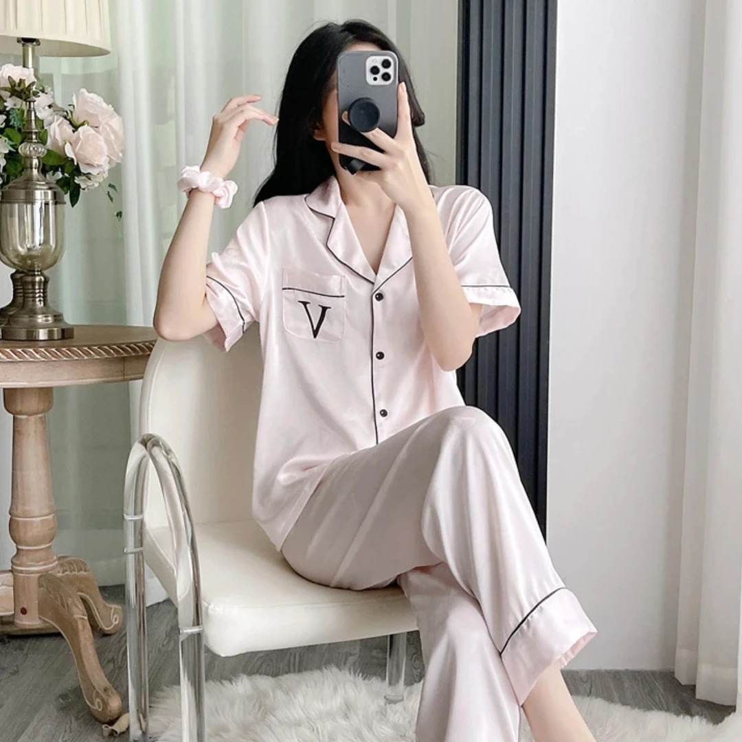 SIEOYJIEA/私迹大榕家大刘eva【蝴蝶V短袖】女款时尚家居服睡衣