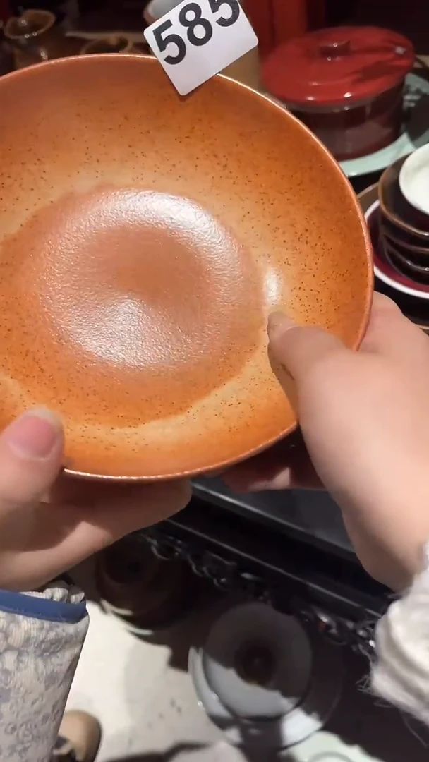 【闪购商品】碗585志野柴烧釉面碗