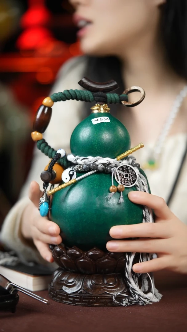 【闪购商品】534号500ml左右的非遗漆器酒葫芦