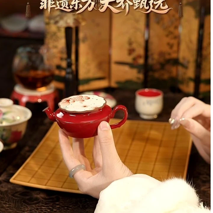 【大乔甄选】年年有鱼壶（秋月0001）