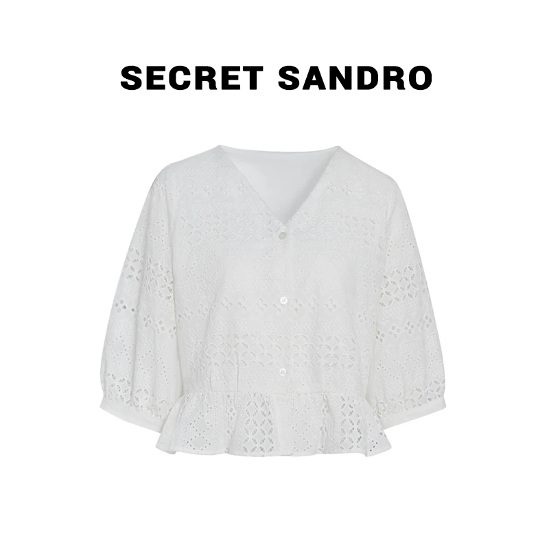 【欧尼】【多娜&Secret Sandro粉丝专享】衬衫 S55280068N