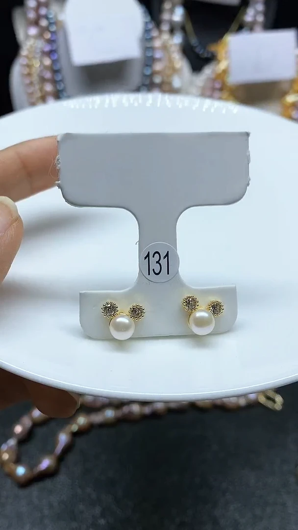 【闪购商品】淡水珍珠耳饰未镶嵌多人