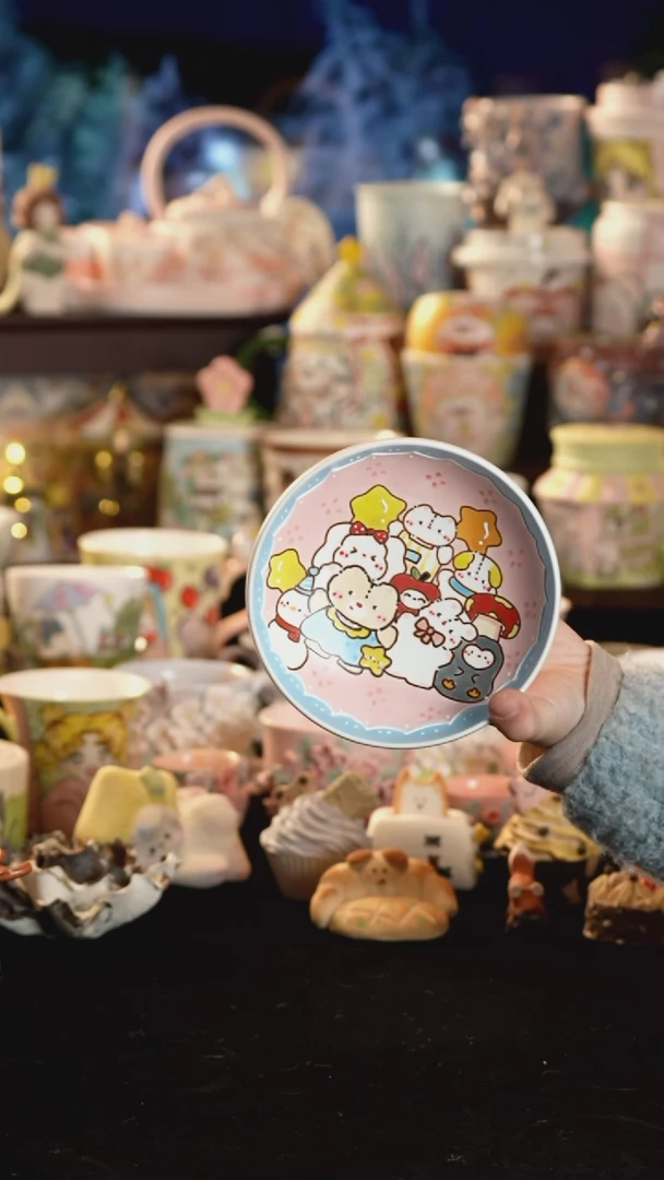 其他陶景德镇釉下彩手绘设计师款陶瓷