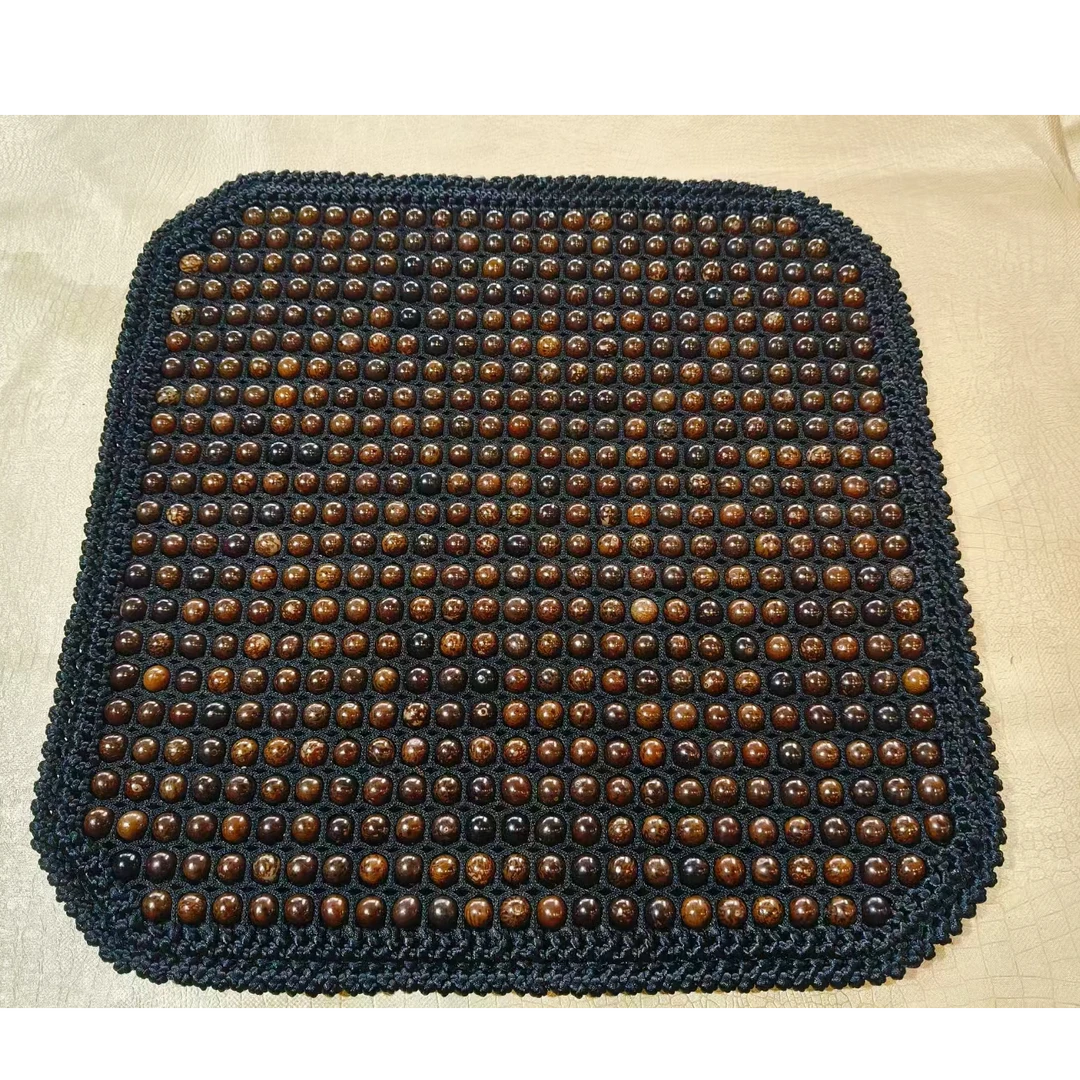 纯天然菩提子手工钩边汽车坐垫单片夏季升级加厚大方垫透气舒适