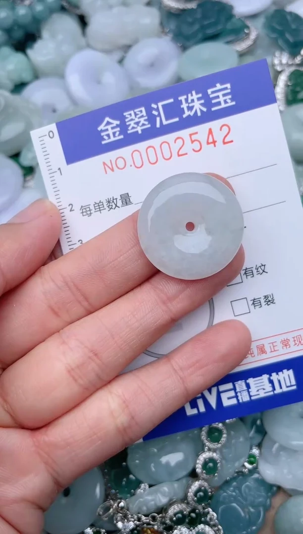 翡翠未镶嵌颈饰2542........1