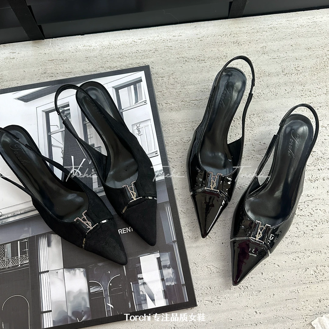 TORCHI / 高姿态松弛感 / 杨树林矮跟气质爆款尖头御姐软底高跟鞋