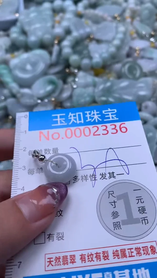 翡翠未镶嵌颈饰2336