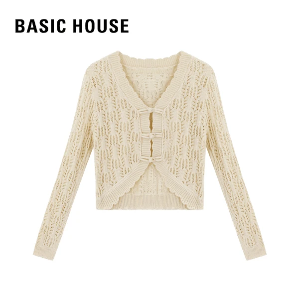 Basic House/百家好春夏新款BZ气质短款时尚小衫B0823B55312