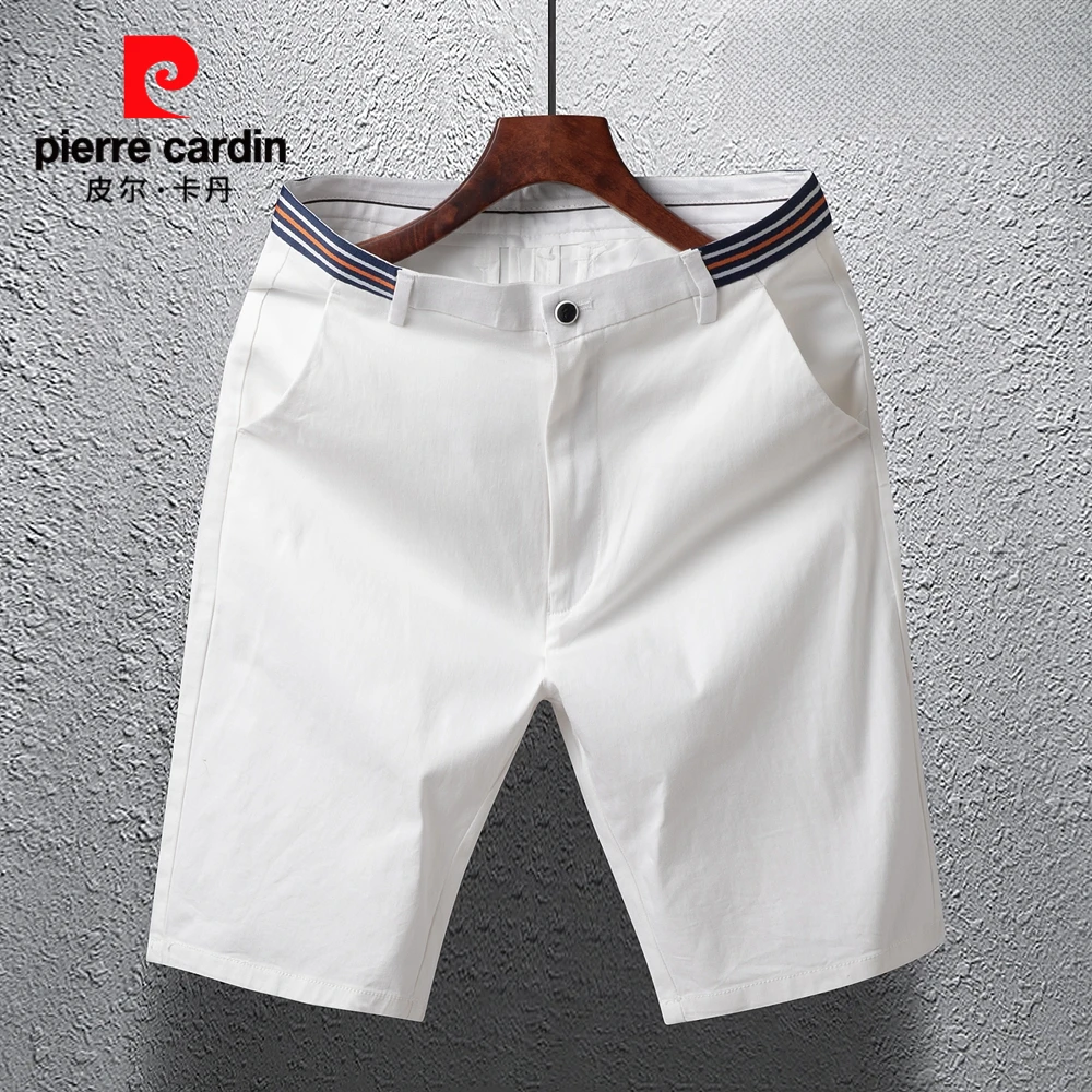 皮尔卡丹休闲短裤男士宽松直筒西裤夏季薄款潮流含棉五分裤子男款