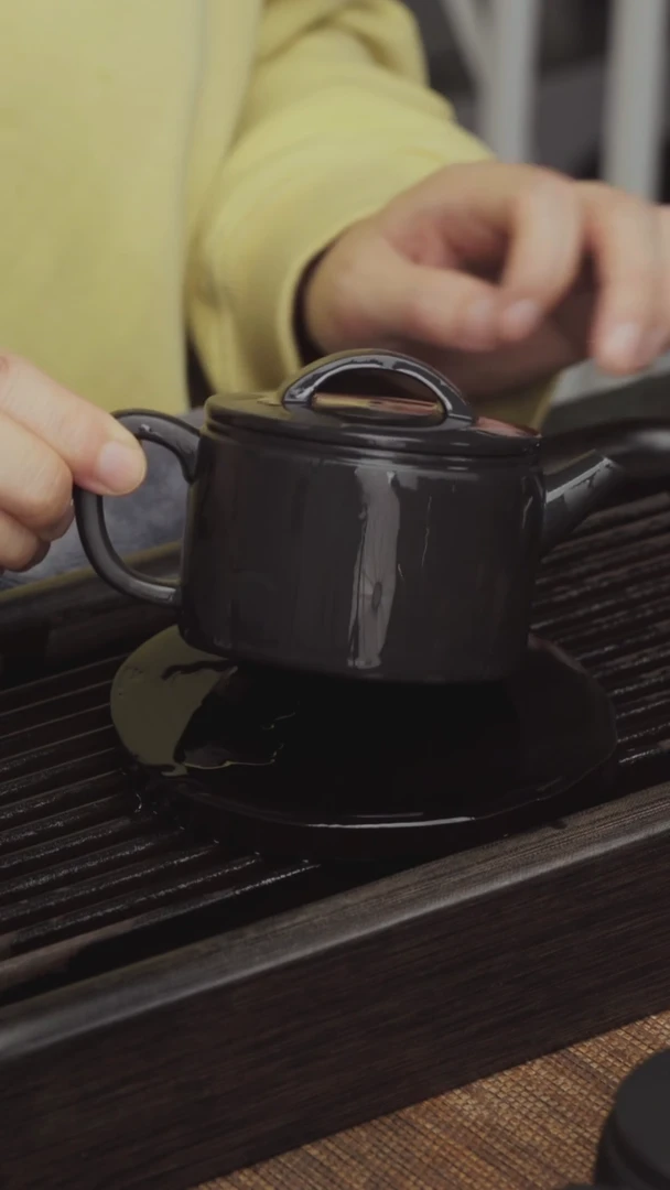 【闪购商品】紫砂茶壶老紫泥还原烧汉瓦约150CC-半手