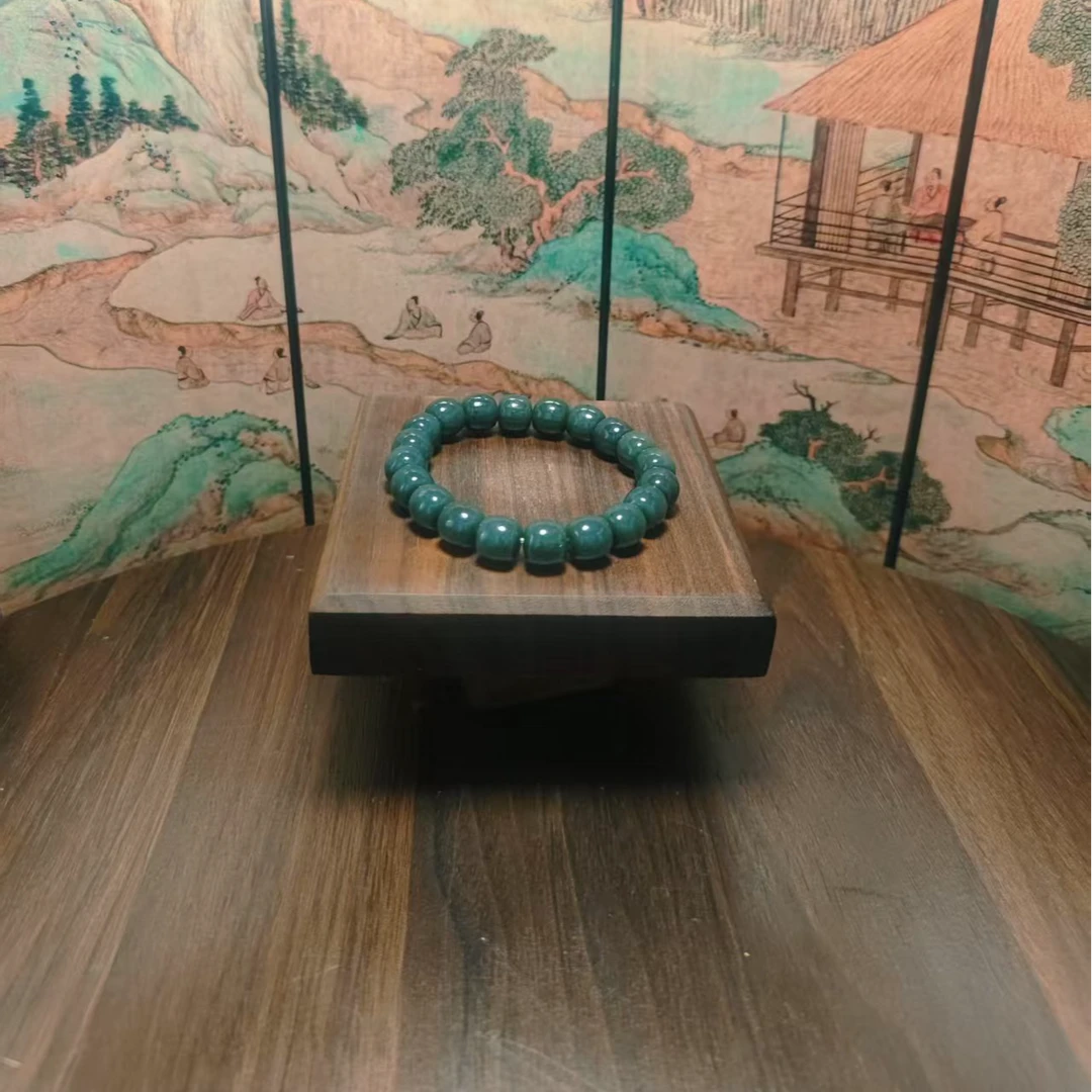 Y和田玉桶珠手串（卡10）1915