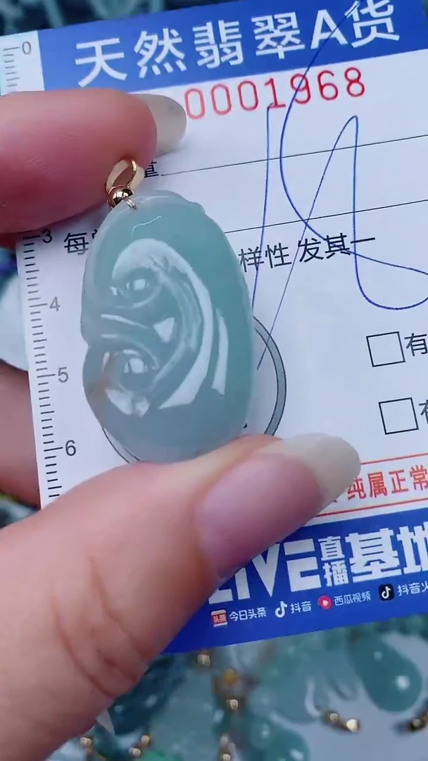 翡翠未镶嵌颈饰00001968