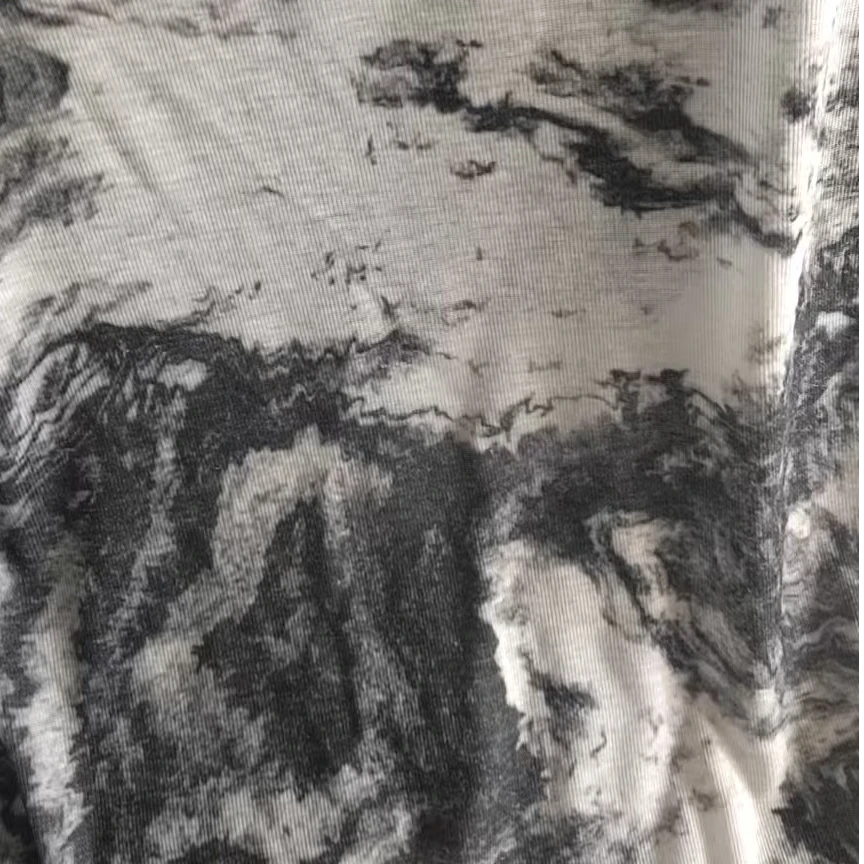 高阶印花服装面料 （水墨）