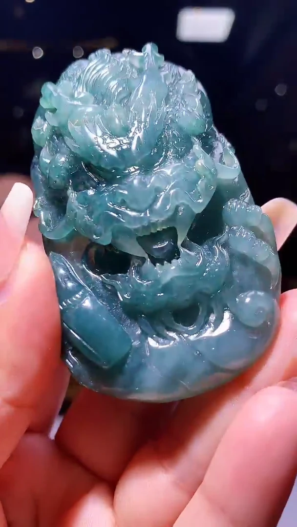 【闪购商品】定制翡翠未镶嵌1004xx-毛货挂件34