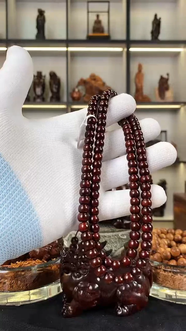 手串/手链小叶紫檀开***乐6*8*108泥料