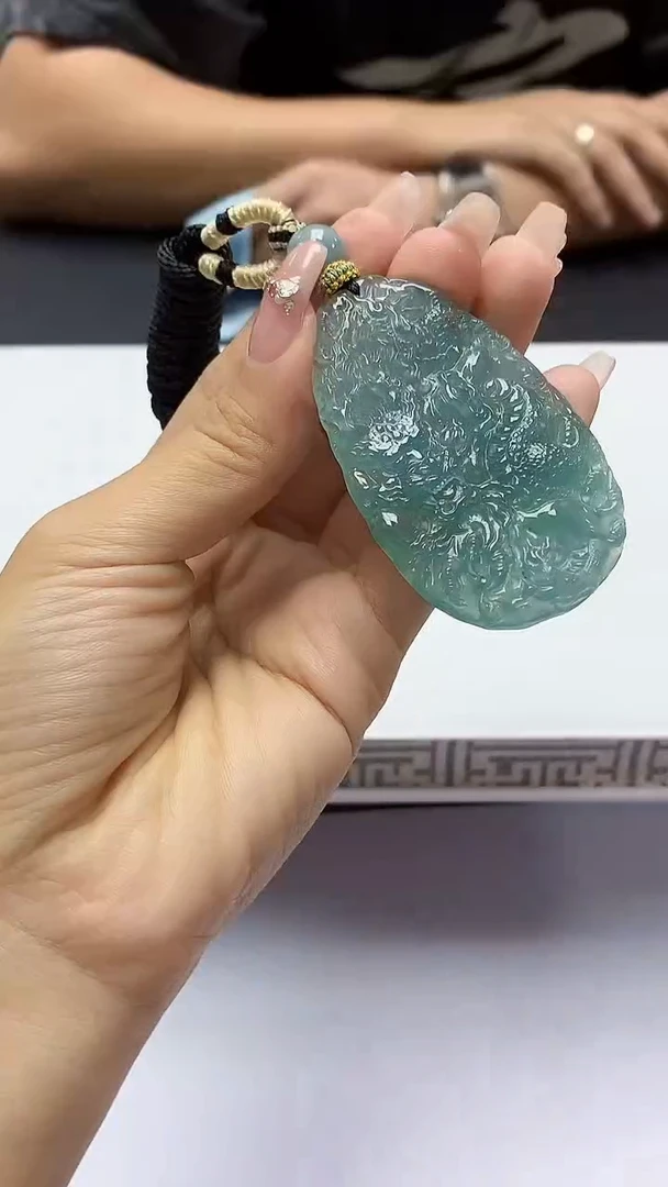 未镶嵌定制翡翠5028ty-毛货挂件270