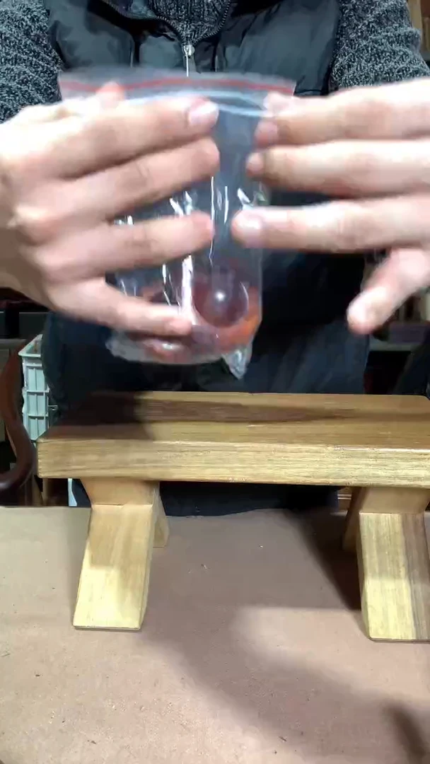 木紫檀转运珠一对
