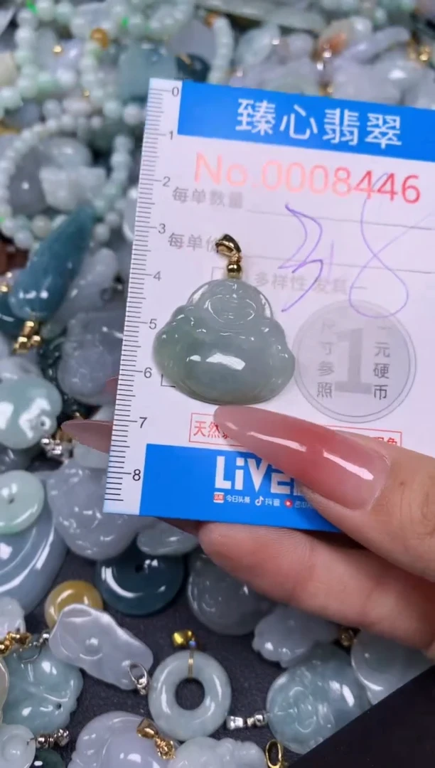 【闪购商品】翡翠颈饰未镶嵌含绳0008446