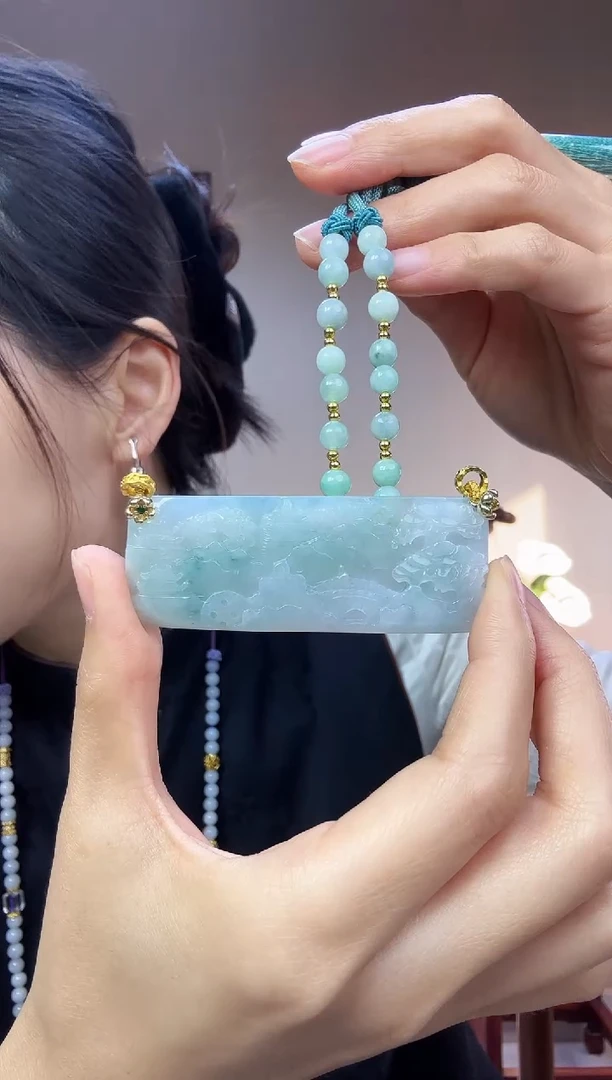 【闪购商品】翡翠颈饰未镶嵌特色原创翡翠颈饰