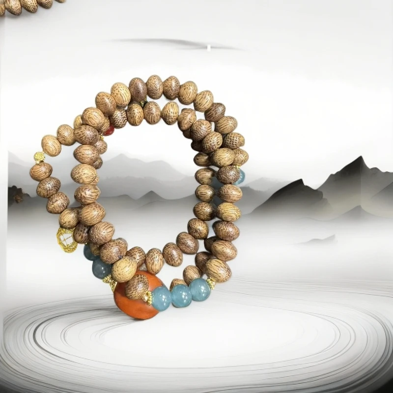 D195软丝沉香木串8mm