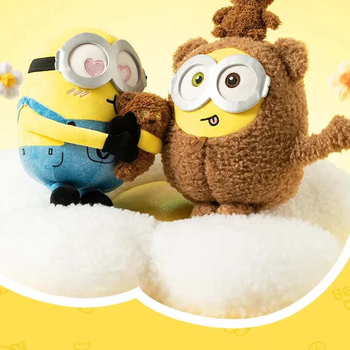MINISO/名创优品Bob+Tim 11寸变装小黄人公仔大眼萌玩偶