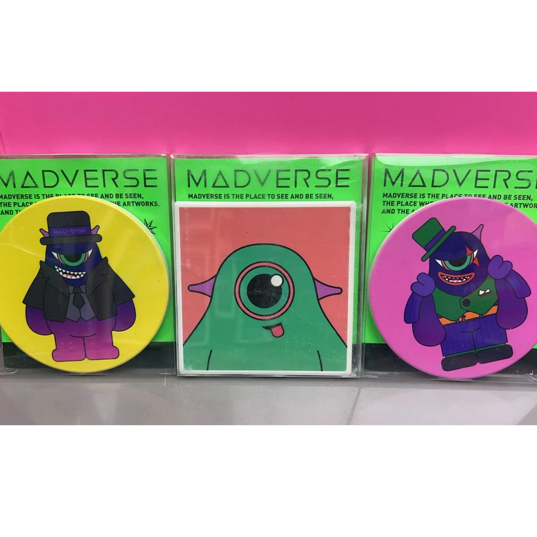 麦皮麦乖陶瓷冰箱贴杯垫二合一