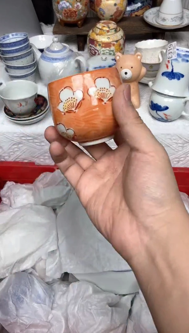 瓷片小小熊--精美瓷器--优选--