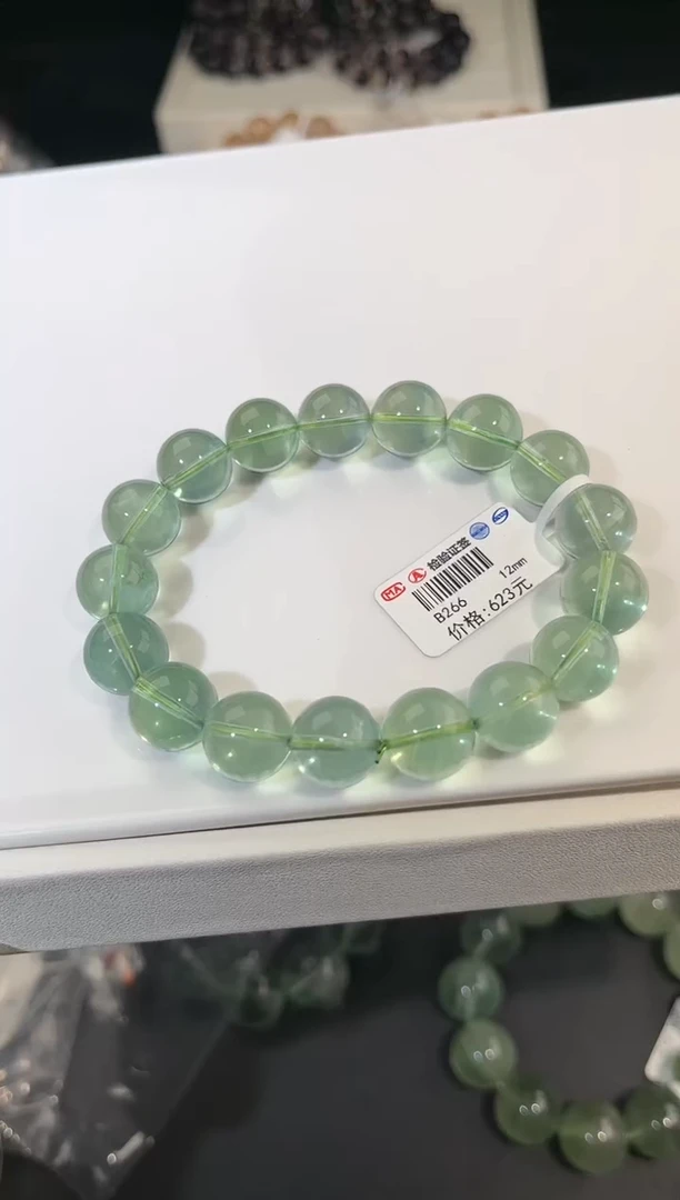 手链未镶嵌萤石多样性发一绿萤石12mm